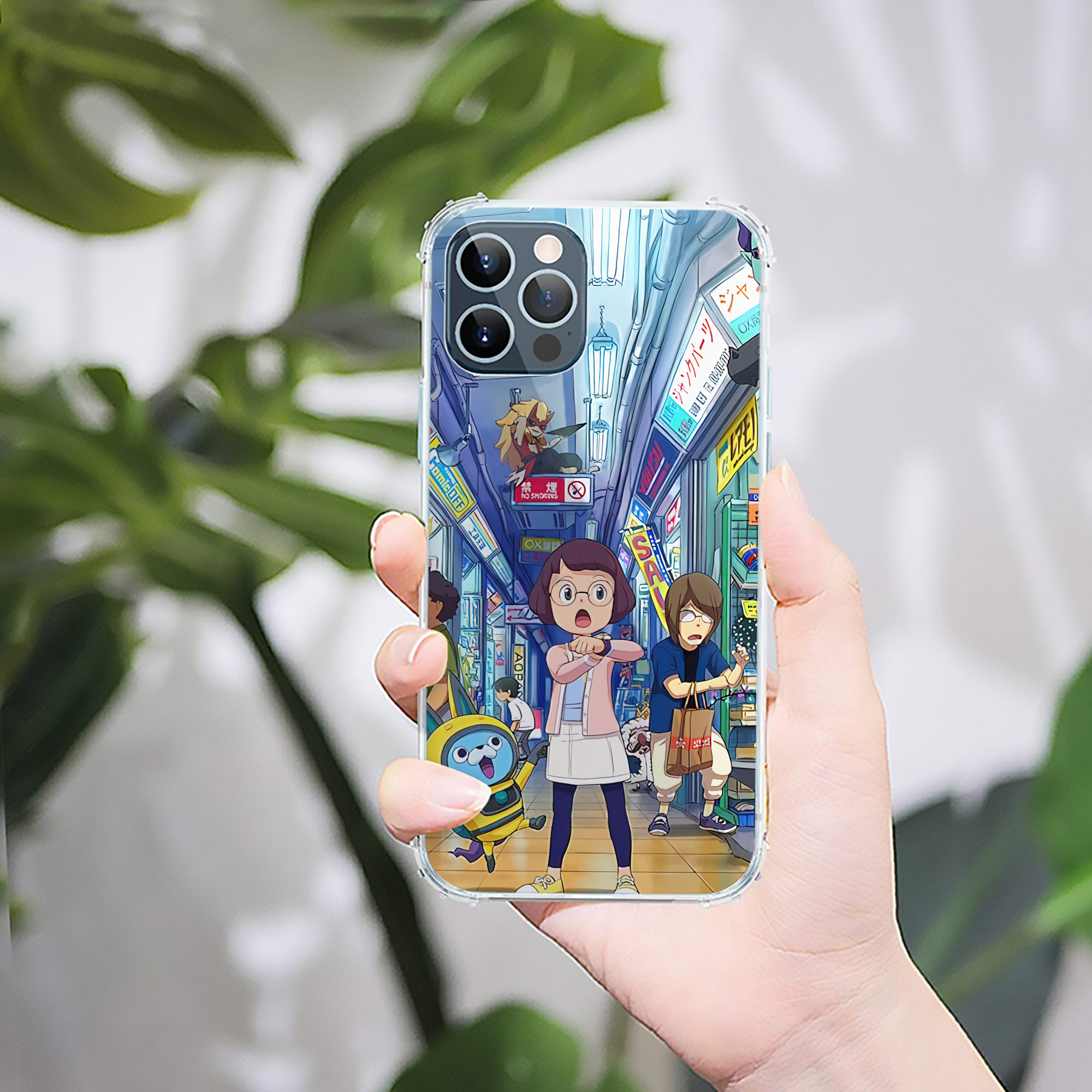 （画像用） 妖怪ウォッチ Yo-kai Watch 【iPhone 12シリーズ対応】透明スマホケース（クリアソフトケース）